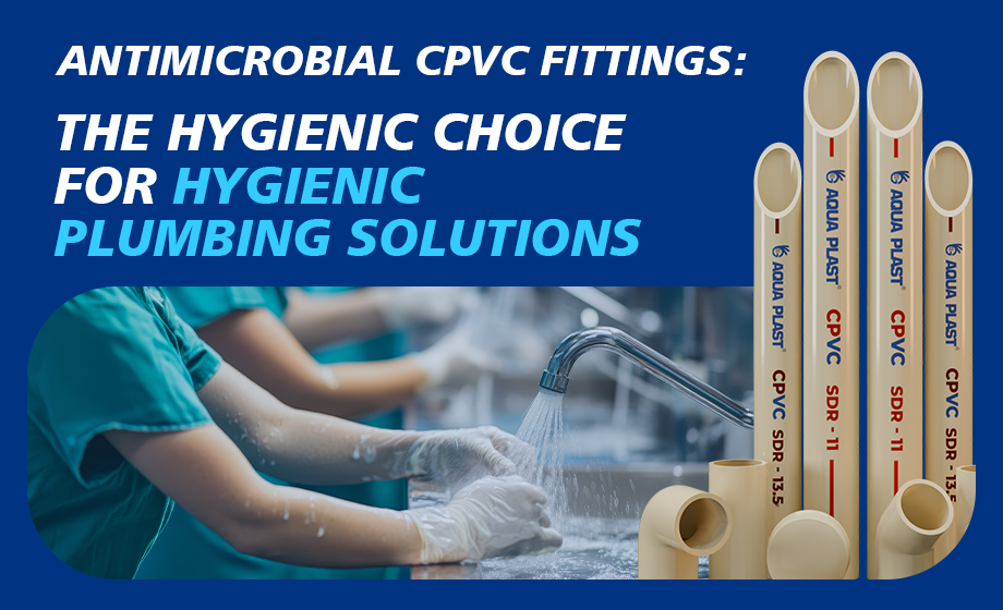 Antimicrobial CPVC Fittings for Hospitals & Food Processing