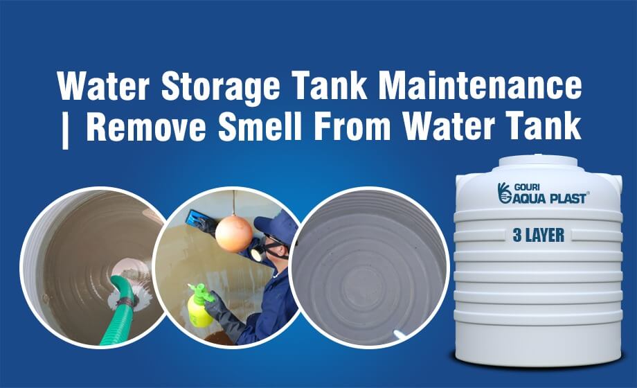 how to remove smell from water tank