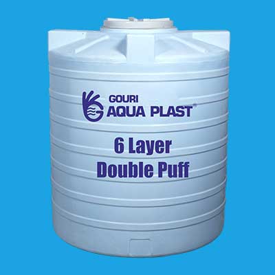 6 Layer Double Puff Roto Water tank
